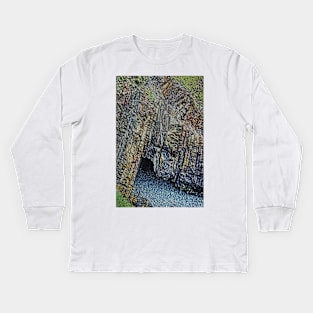 Hartland Quay Devon Kids Long Sleeve T-Shirt